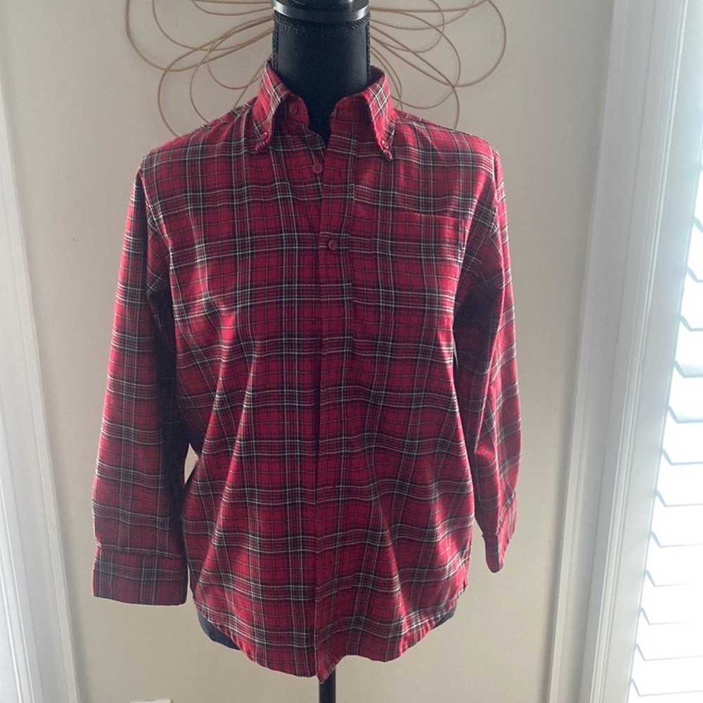 Boys plaid shirt-great for a holiday photo!